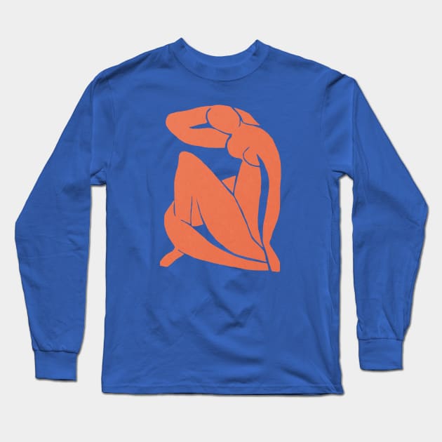 Henri Matisse Blue nude art Long Sleeve T-Shirt by JulyPrints